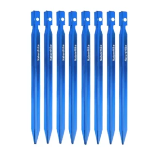 Кілки алюмінієві Naturehike NH15A005-I 18 см Blue 8 шт