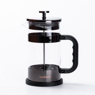 Френч-прес чайник скляний Haus Roland Black 1 літр