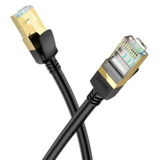 Кабель HOCO US02 Level pure copper gigabit ethernet cable(L=1M)