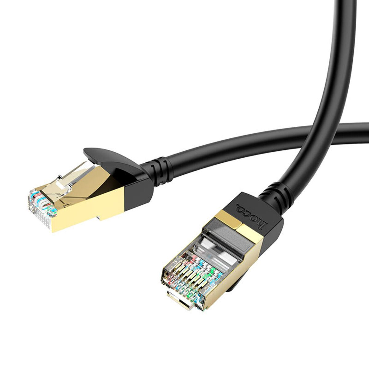 Кабель HOCO US02 Level pure copper gigabit ethernet cable(L=1M)