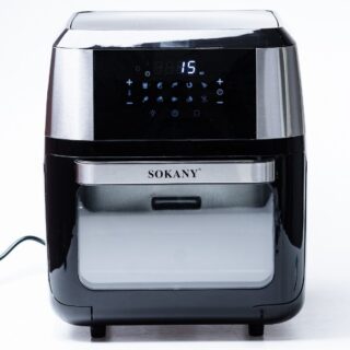 Аерофритюрниця  12 л Sokany аерогриль без масла 1800W парова фритюрниця мультипіч