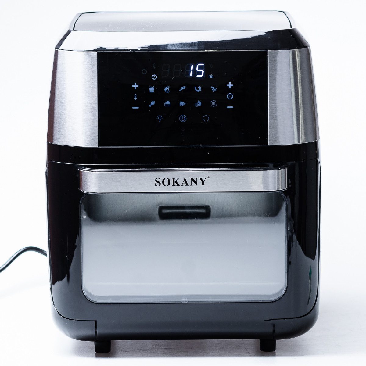 Аерофритюрниця  12 л Sokany аерогриль без масла 1800W парова фритюрниця мультипіч