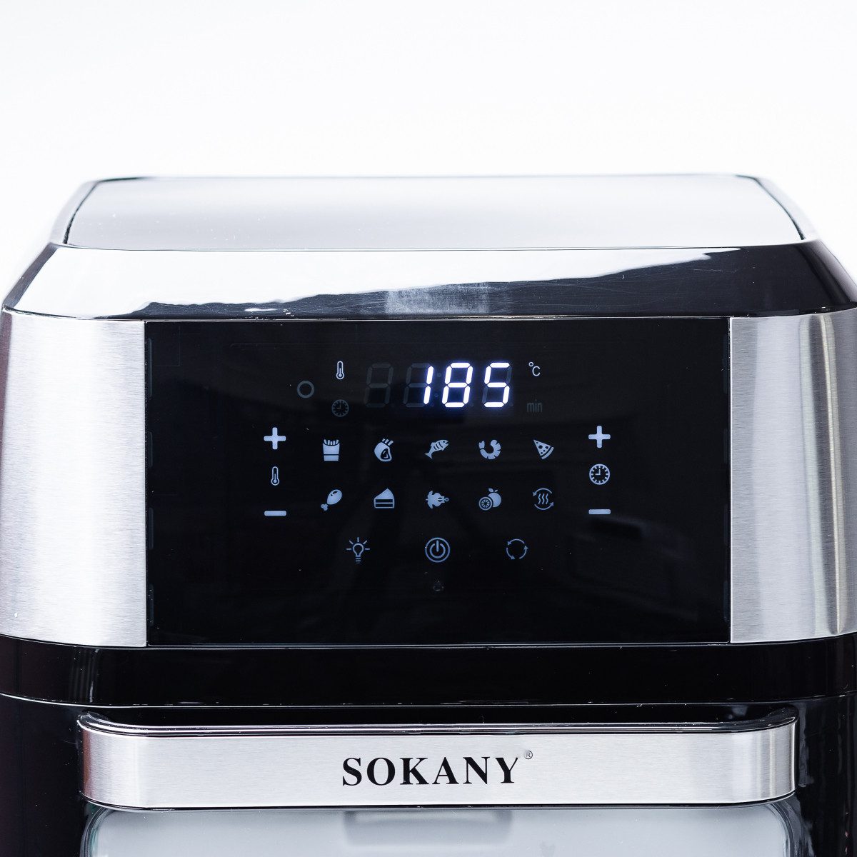 Аерофритюрниця  12 л Sokany аерогриль без масла 1800W парова фритюрниця мультипіч