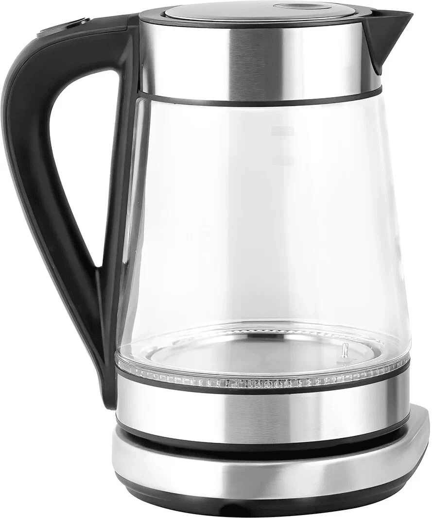 Електрочайник з підсвічуванням Sokany SK-09003 Electric Kettle 2200W 1,7l прозорий чайник