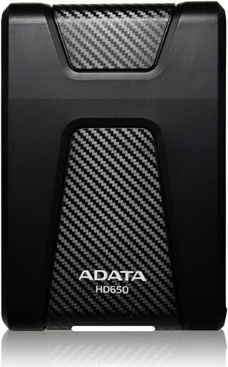 PHD External 2.5'' ADATA USB 3.1 DashDrive Durable HD650 1TB Black