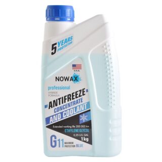 Антифриз NOWAX BLUE G11, концентрат, синій 1 кг