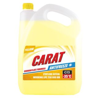 Антифриз CARAT G13 YELLOW (жовтий) 4,3кг