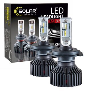 LED автолампа SOLAR H4 12/24V 6000K 8000Lm 60W  ZES