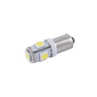 LED автолампа SOLAR 24V T8.5 BA9s 5SMD white, 2шт