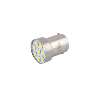 LED автолампа SOLAR 12V G18.5 BA15s 8SMD white, 2шт