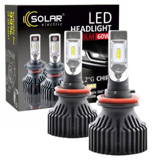 LED автолампа SOLAR H11 12/24V 6500K 8000Lm 60W ZES