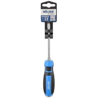 Викрутка Molder MT33002 шліцева, ударна з шестигранною опорою SL5x100mm