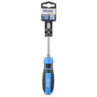 Викрутка Molder MT33003 шліцева, ударна з шестигранною опорою SL6x100mm