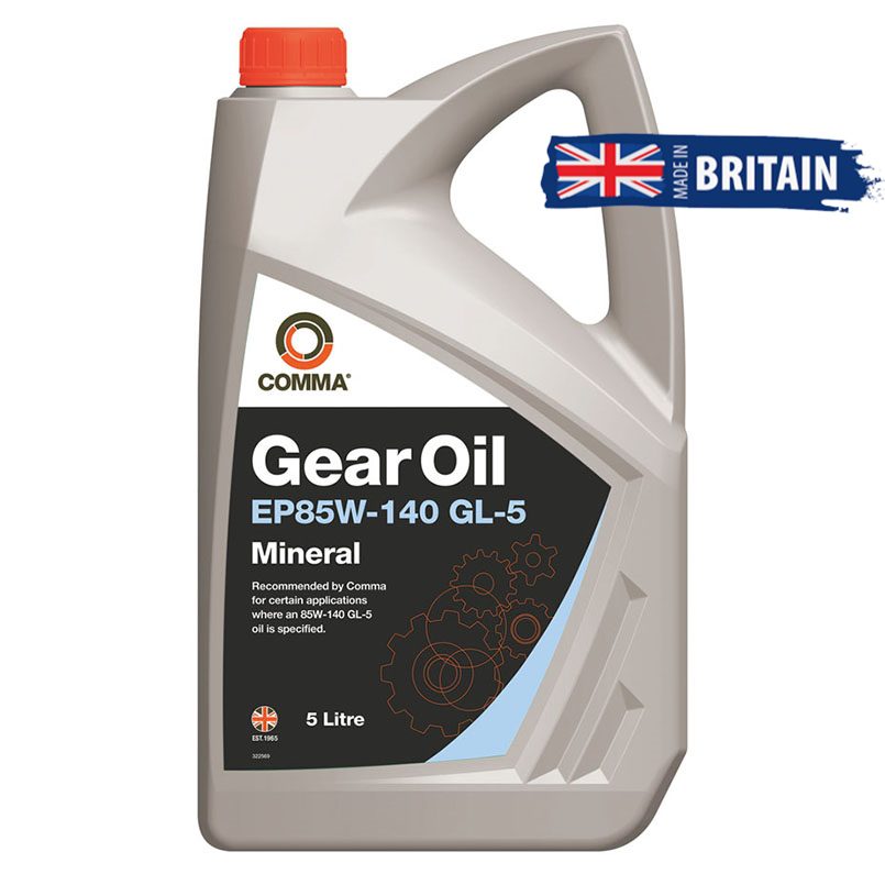 Трансмісійне мастило Comma EP85W-140 GEAR OIL 5л