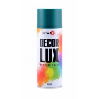 Акрилова спрей-фарба NOWAX DecorLux, 450 мл, зелений опал, (OPAL Green /RAL6026)