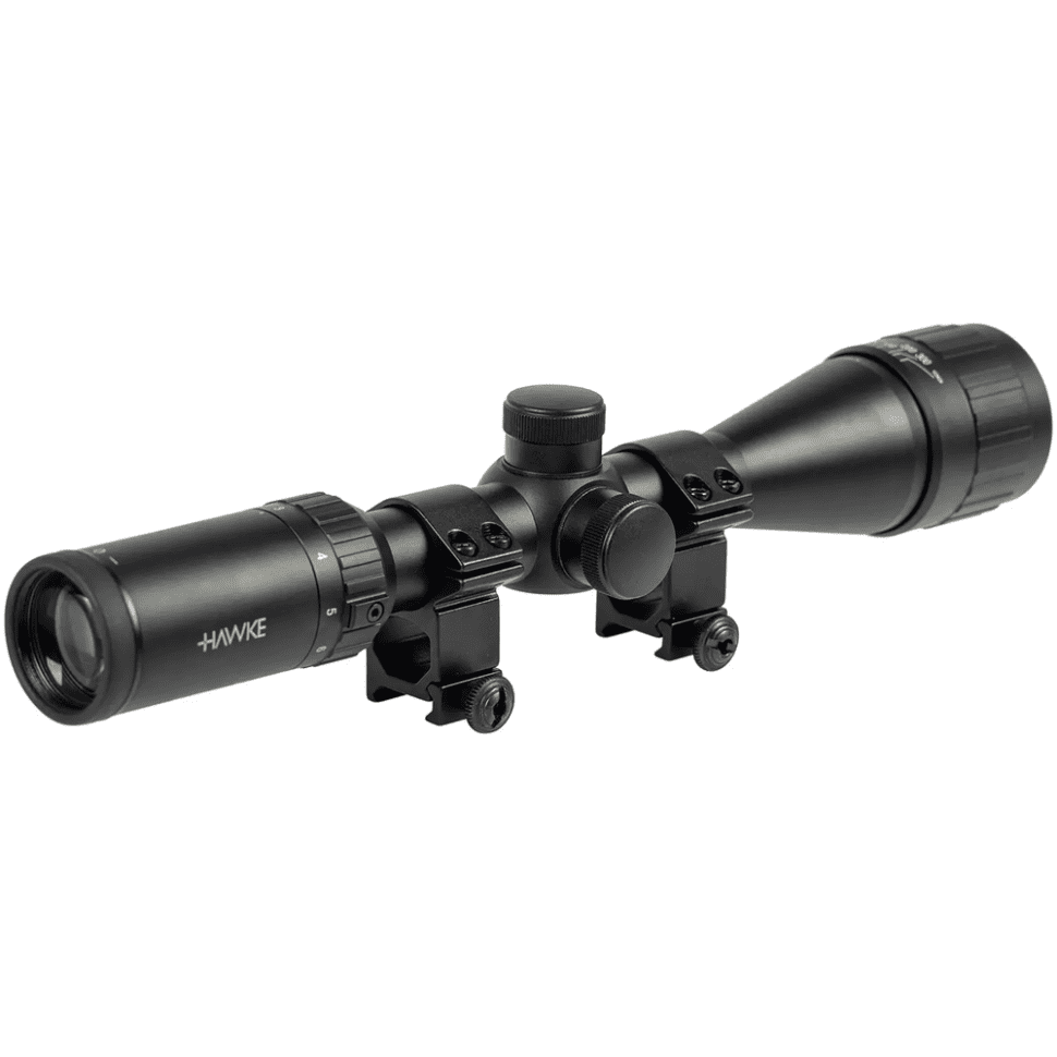 Приціл оптичний Hawke Fast Mount 3-9x40 AO сітка Mil Dot. Кільця на Weaver