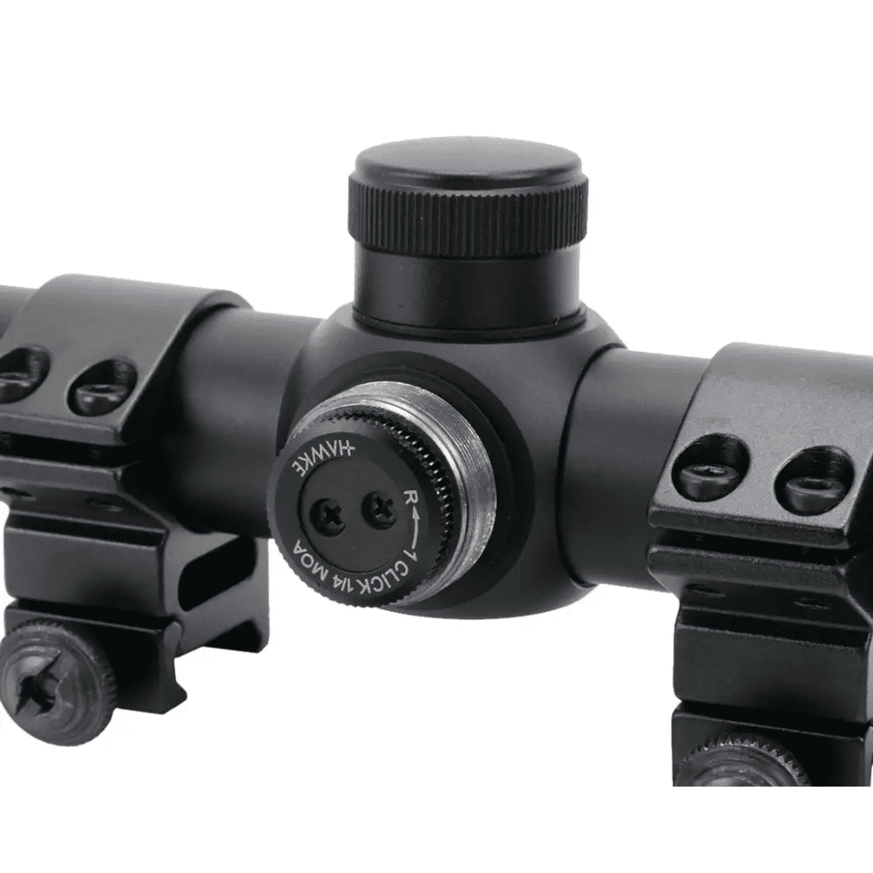 Приціл оптичний Hawke Fast Mount 3-9x40 AO сітка Mil Dot. Кільця на Weaver