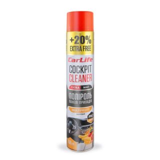 Поліроль для панелі приладів CarLife Cockpit Cleaner EXTRA MAT Мультифрукт 750мл