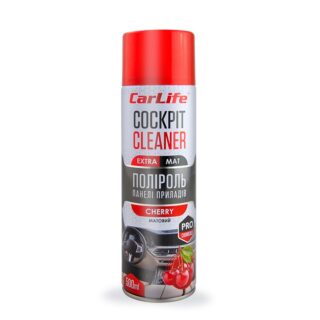 Поліроль для панелі приладів CarLife Cockpit Cleaner EXTRA MAT Вишня 500мл