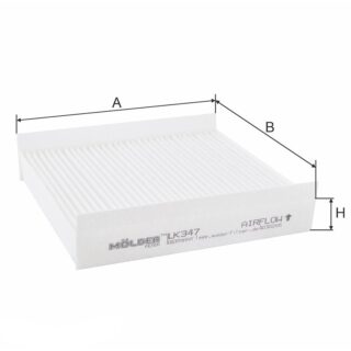 Фільтр салону Molder LK347 (WP9320, LA457, CU2040, K1228)