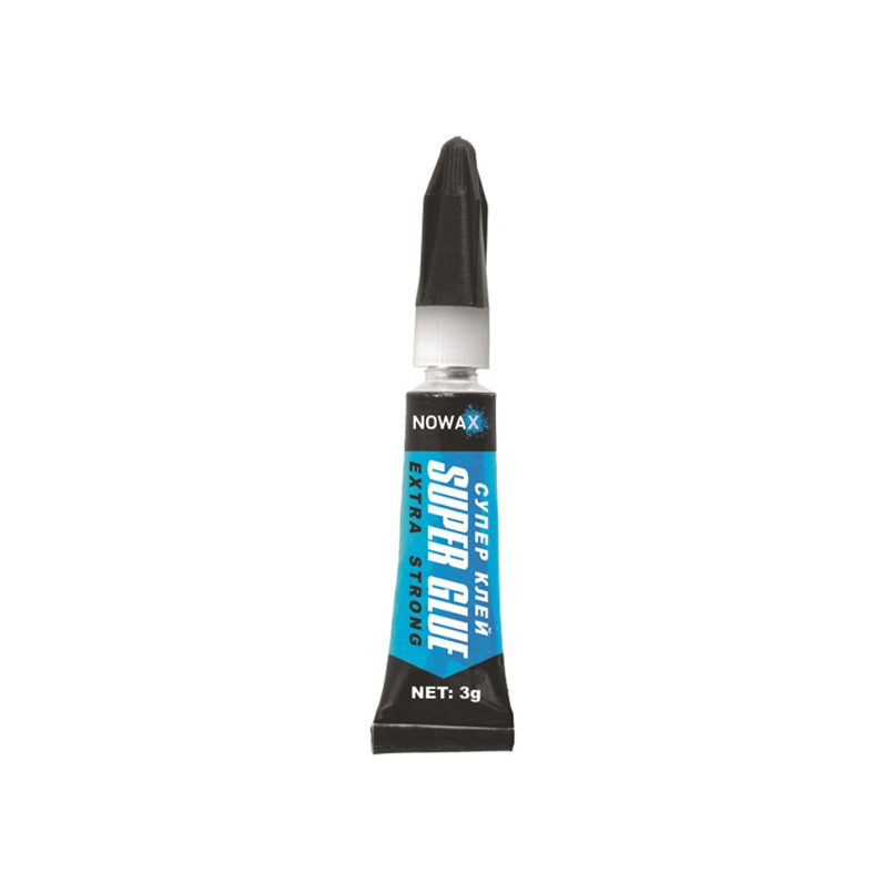 Суперклей Nowax, 100% СА, 3г*6шт