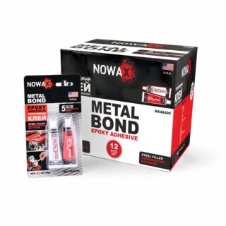 Клей епоксидний двокомпонентний Nowax METAL BOND, сірий, 20г