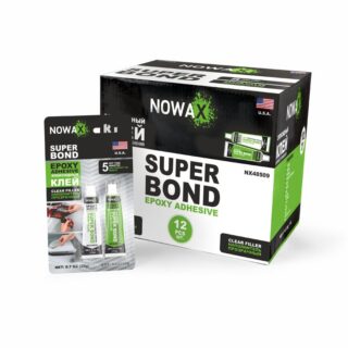 Клей епоксидний двокомпонентний Nowax SUPER BOND, прозорий, 20г