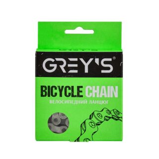 Ланцюг велосипедний Grey's 8шв. S8 Half Silver, 116 ланок