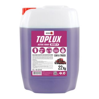 Активна піна для безконтактної мийки NOWAX TOPLUX NANO ACTIVE+ FOAM, концентрат, 22кг