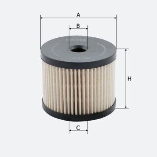 Фільтр паливний Molder Filter KFX 75D (WF8256, KX85DEco, PU830X)