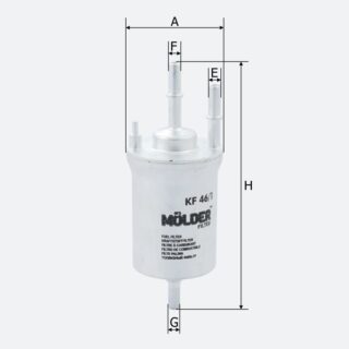 Фільтр паливний Molder Filter KF 46/1 (WF8311, KL156/1, WK59X)