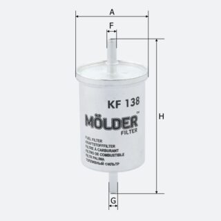Фільтр паливний Molder Filter KF 138 (WF8034, KL248, WK612)