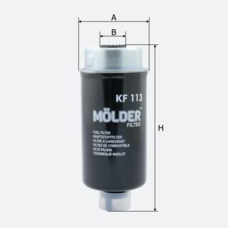 Фільтр паливний Molder Filter KF 113 (WF8371, KC223, WK8158)