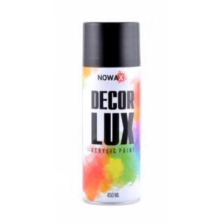 Акрилова спрей-фарба NOWAX DecorLux, 450 мл, темно-синій, (DEEP BLUE/RAL5010)