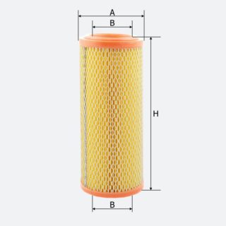 Фільтр повітряний Molder Filter LF 2572 (WA6732, LX2682, C1189)