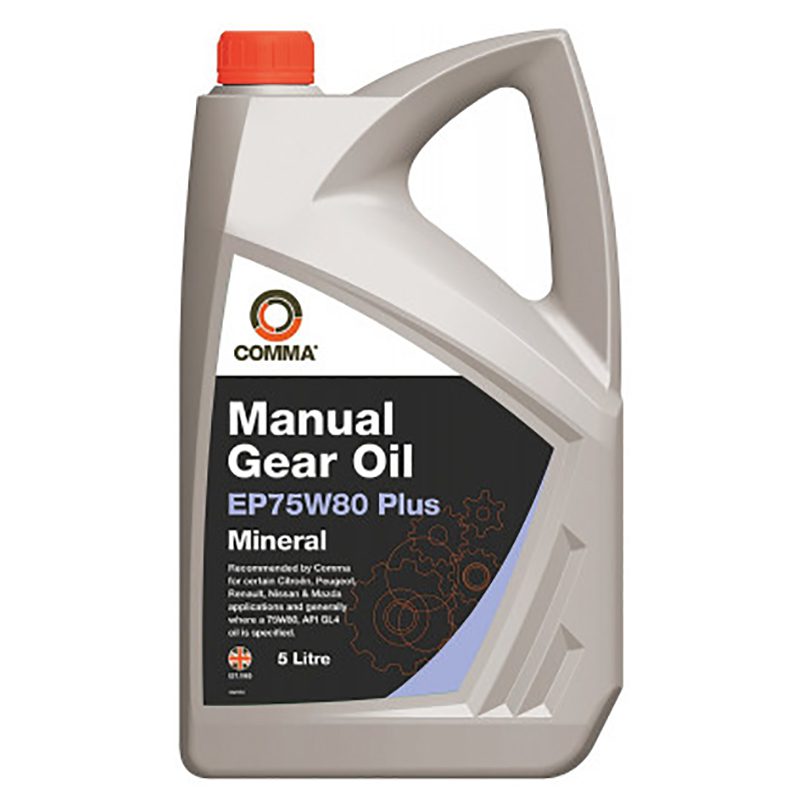 Трансмісійне мастило Comma GEAR OIL EP75W-80 PLUS 5л