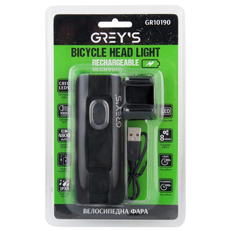 Велосипедна фара Grey's GR10190