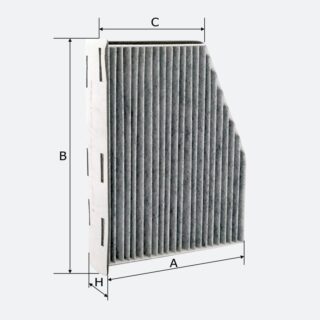 Фільтр салону Molder Filter LKX 71 (WP9147, LAK181, CUK2939)