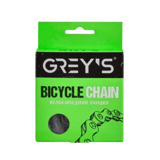 Ланцюг велосипедний Grey's 9шв. SH9 Grey/Grey, 116 ланок