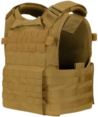 Жилет тактичний Condor Modular Operator Plate Carrier з кишенями під м'які бічні пластини ц:койот