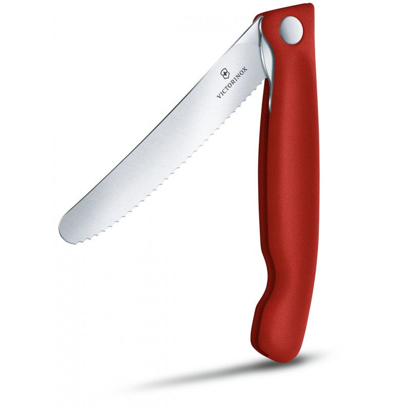 Набір кухонний Victorinox SwissClassic Cutting Board Set 2шт з черв. ручкою (складний ніж, дошка для нарізання)