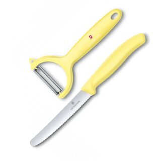Набір кухонний Victorinox SwissClassic Paring Set 2шт з жовт. ручкою (ніж, овочечистка Tomato and Kiwi) (GB)