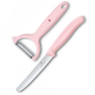 Набір кухонний Victorinox SwissClassic Paring Set 2шт з рож. ручкою (ніж, овочечистка Tomato and Kiwi) (GB)