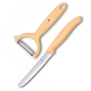 Набір кухонний Victorinox SwissClassic Paring Set 2шт з св.помар. ручкою (ніж, овочечистка Tomato and Kiwi) (G