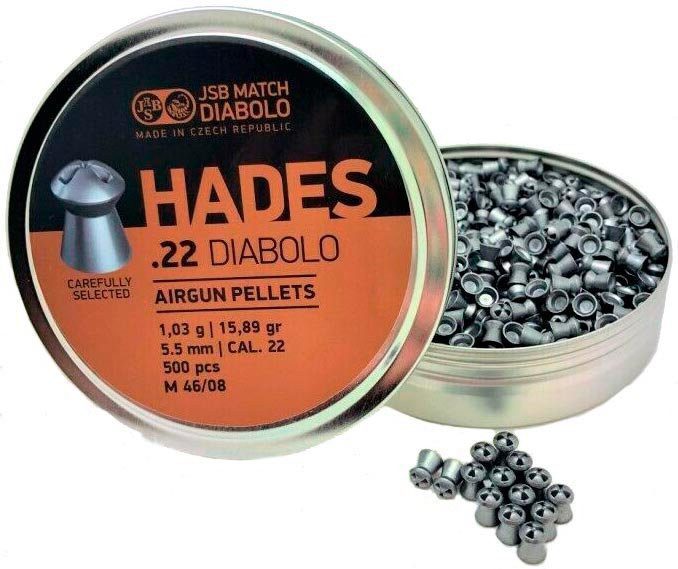 Кулі пневматичні JSB Hades 5,5 мм 1,03 г 500 шт/уп (546290-500)