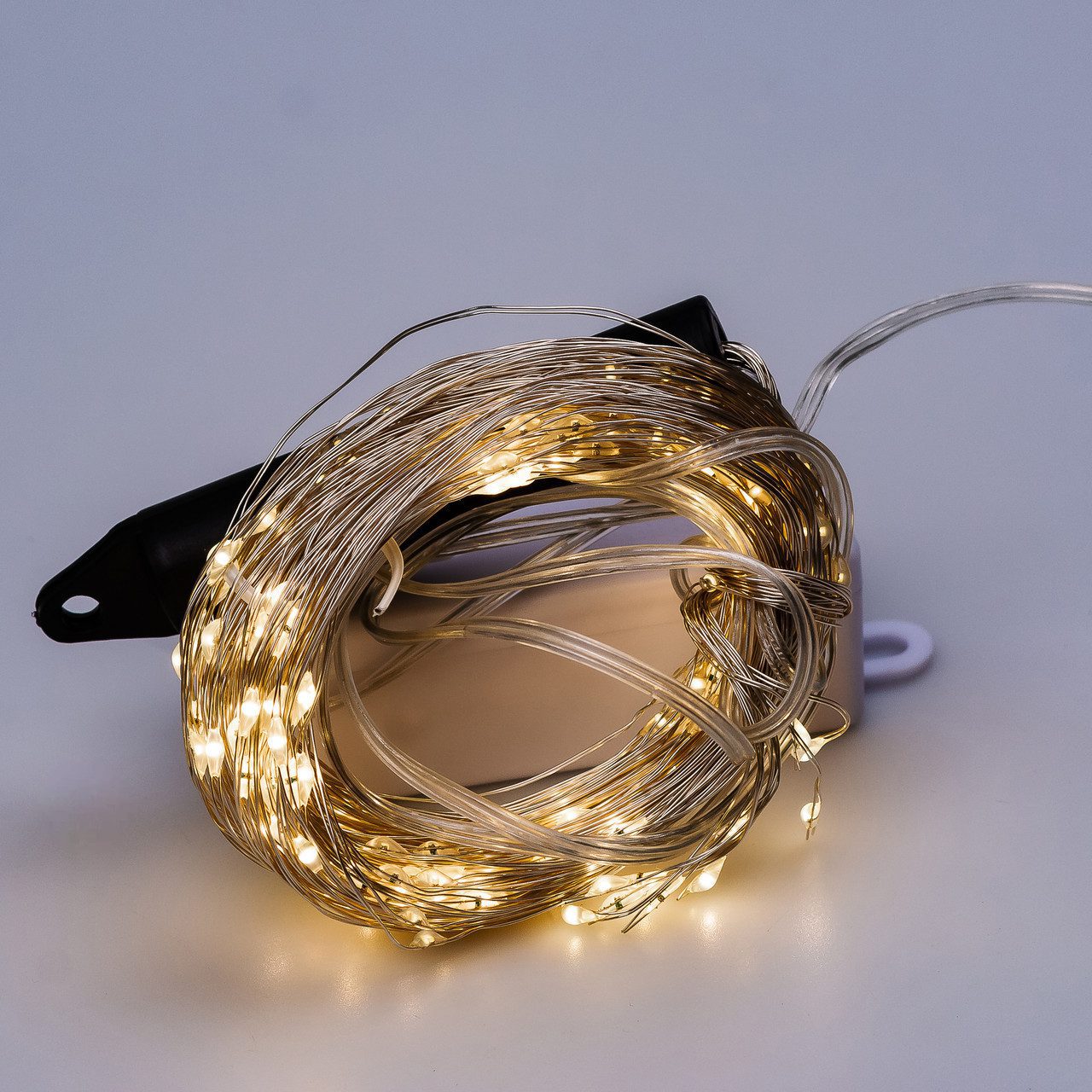 Гірлянда світлодіодна кінський хвіст GarlandoPro 200LED Роса 2м 10 ліній Жовтий