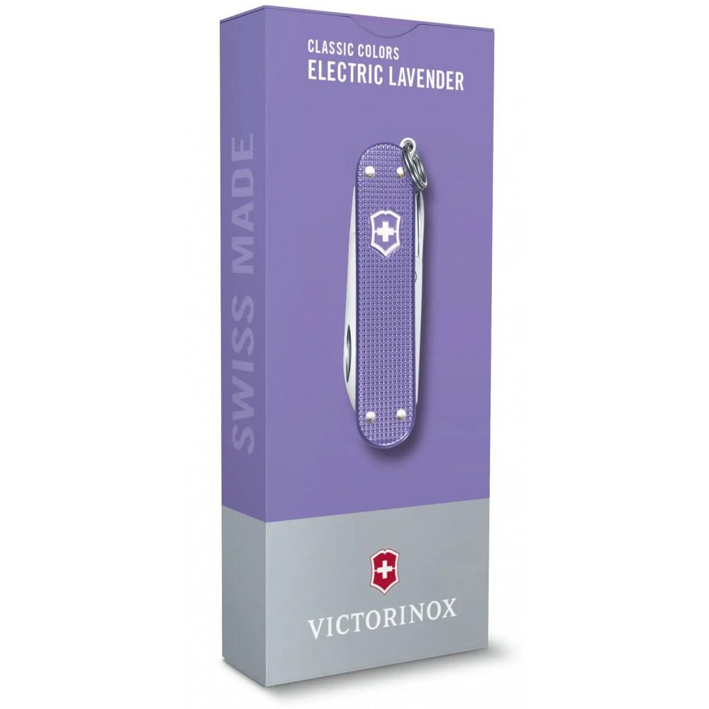 CLASSIC SD Alox Colors Electric Lavender 58мм/1сл/5функ/рифл.фиол /ножн