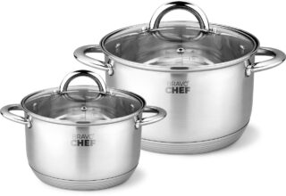 Набір посуду BRAVO CHEF (1.9л+3.6л)