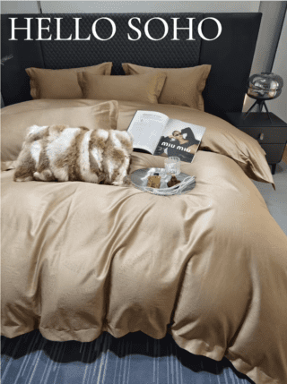 Комплект постільної білизни Soho Євро Boutique 200х230 см Сircle Cream 