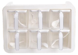 Набір спецівниць Violet House 0438 Spice White, 6 шт